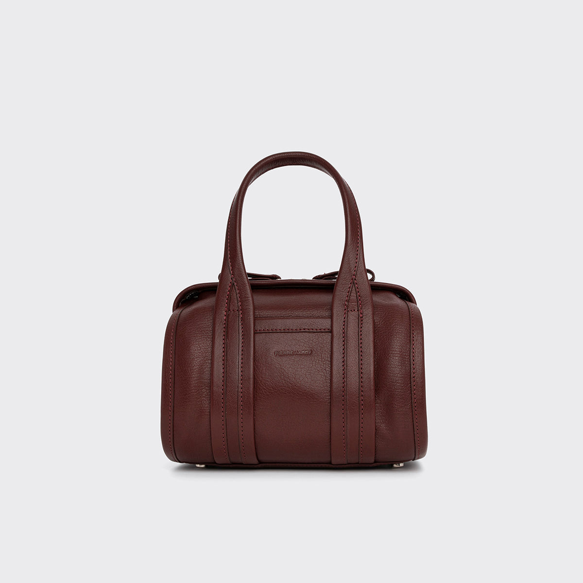 Pierre Hardy CAB MICRO BAG, burgundy grained kidskin, view 6