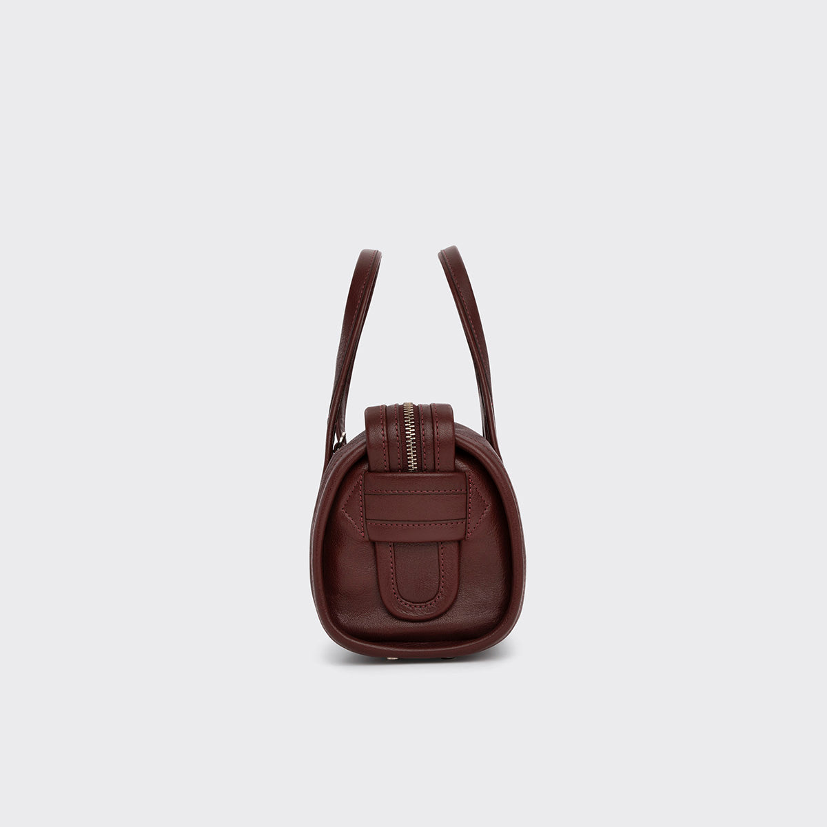 Pierre Hardy CAB MICRO BAG, burgundy grained kidskin, view 3