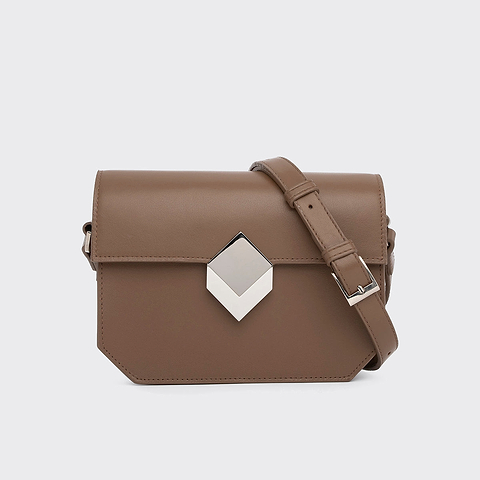 Pierre Hardy PRISM HANDBAG, camel calfskin