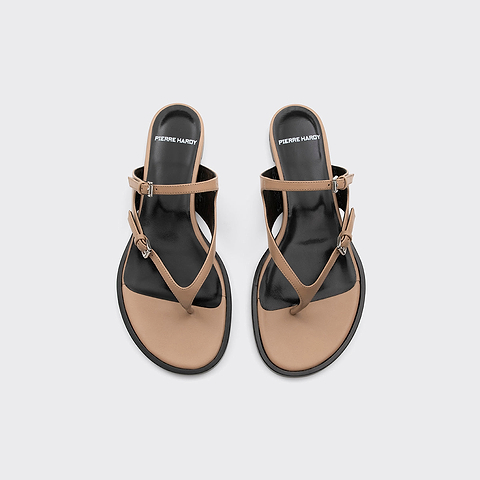 Pierre Hardy IPANEMA SANDAL, cappuccino calfskin, view 2