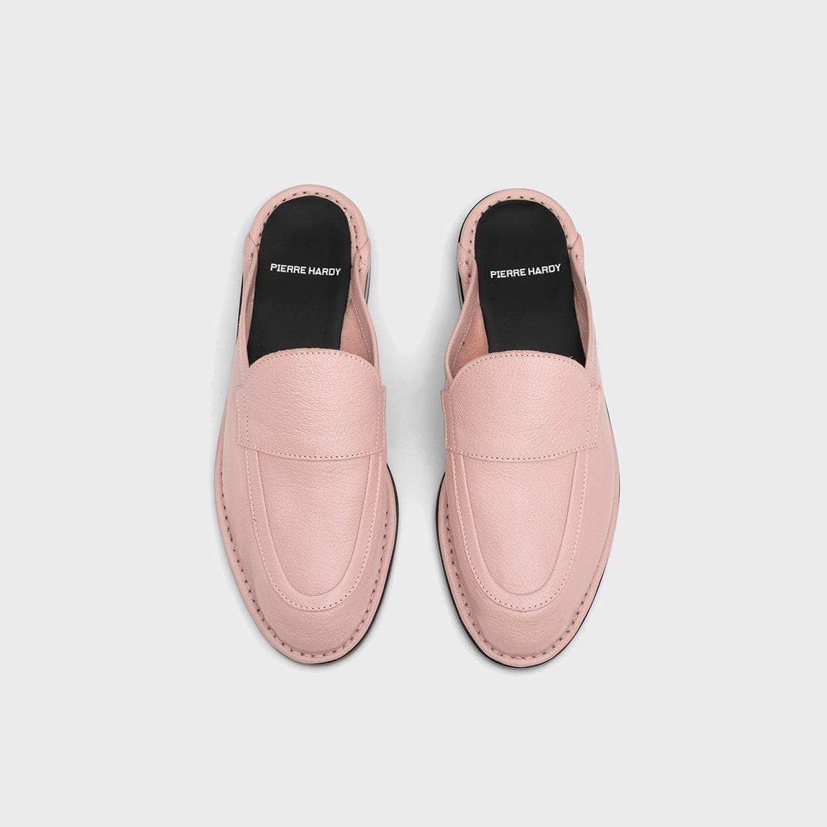 Pierre Hardy NOTO MULE, powder pink grained kidskin, view 2
