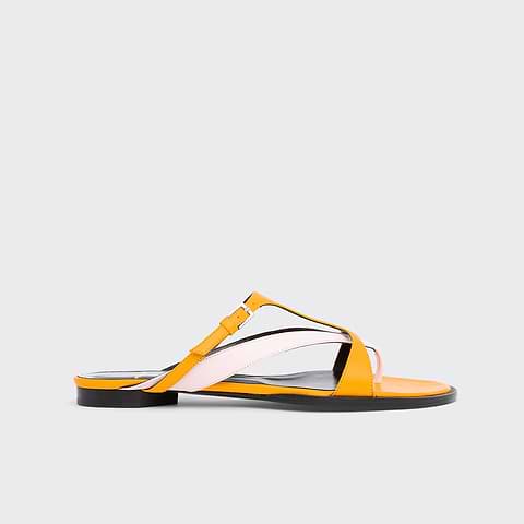Pierre Hardy BRASILIA SANDAL, sun and pink kidskin