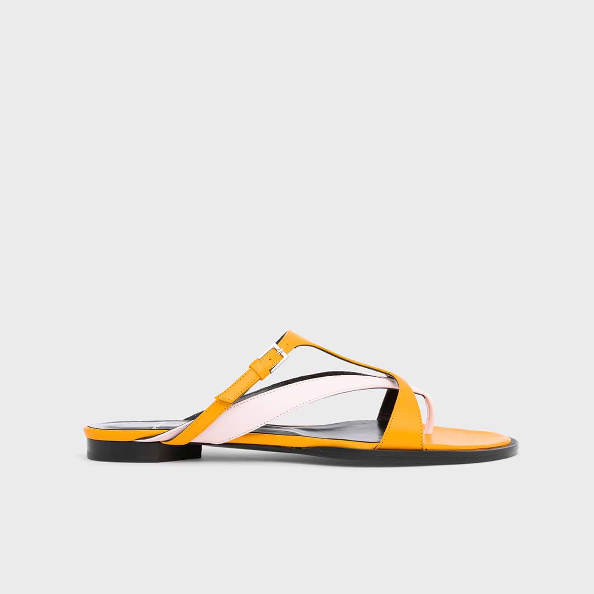 Pierre Hardy BRASILIA SANDAL, sun and pink kidskin