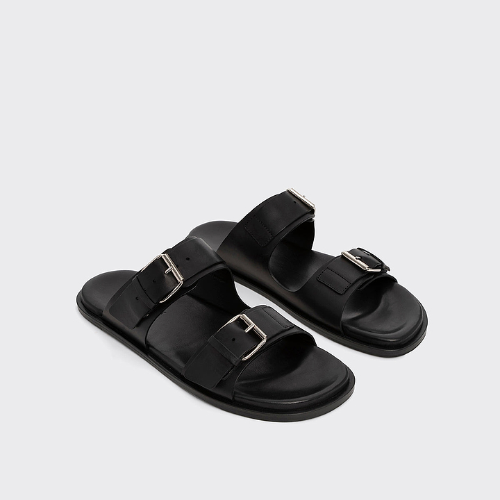 Pierre Hardy MARLON SANDAL, black clafskin, view 6