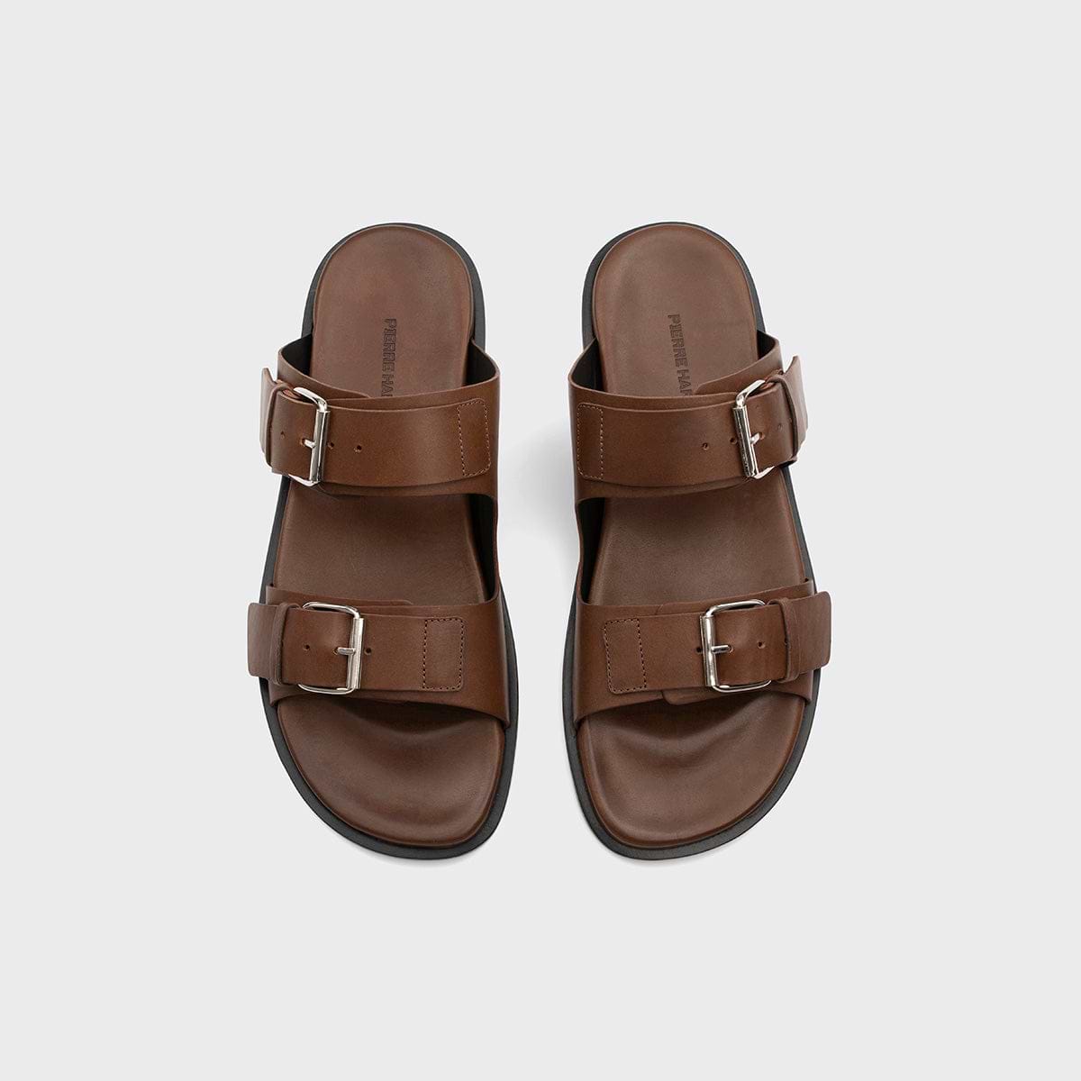 Pierre Hardy MARLON SANDAL, tobacco calfskin, view 3