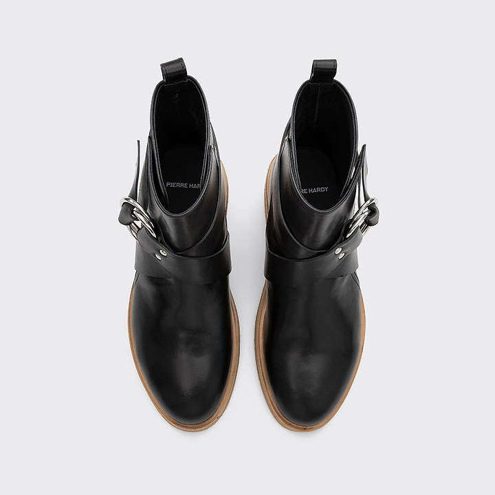 Pierre Hardy DAKOTA BOOTS, black calfskin, view 2