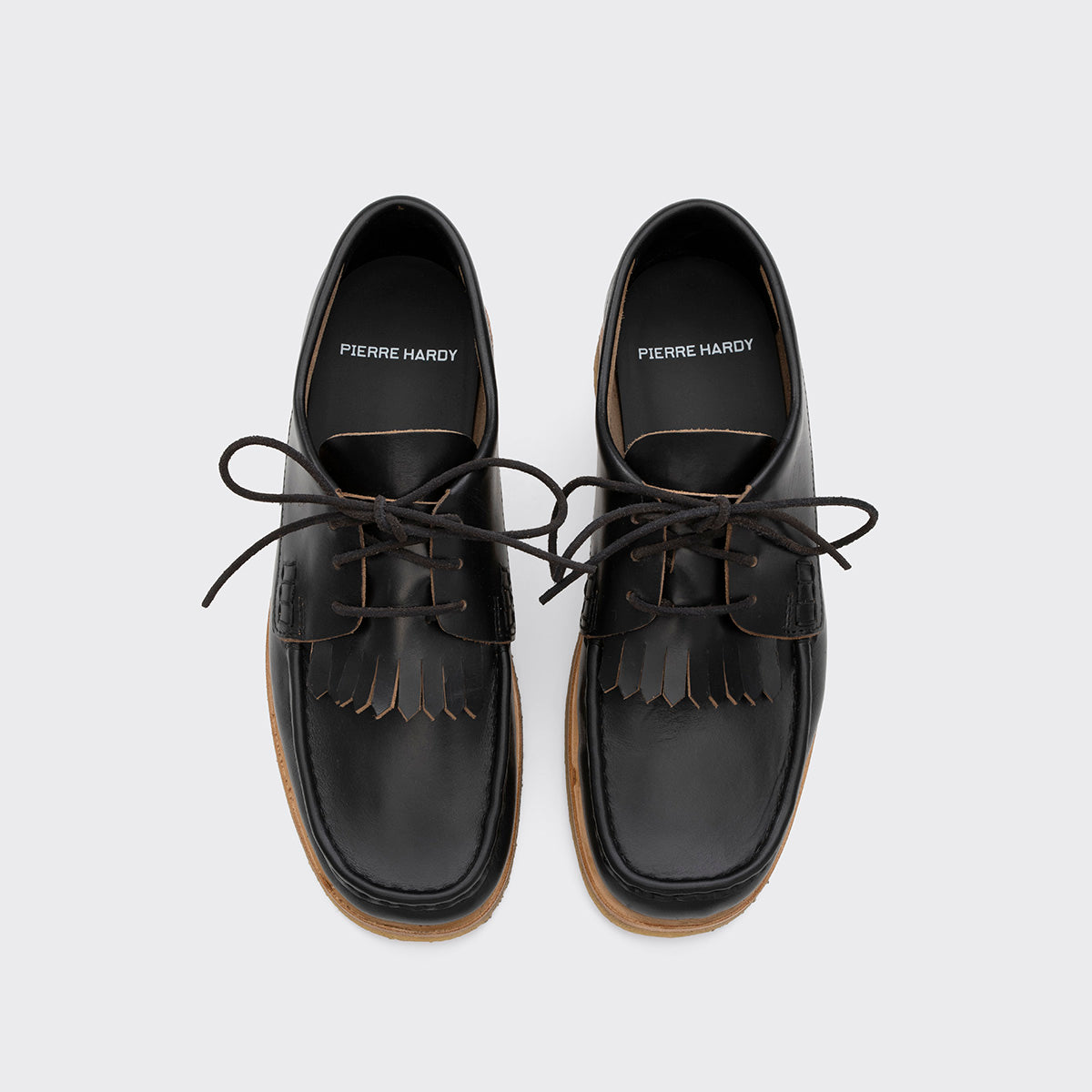 Pierre Hardy MATT LOAFER, black calfskin, view 3