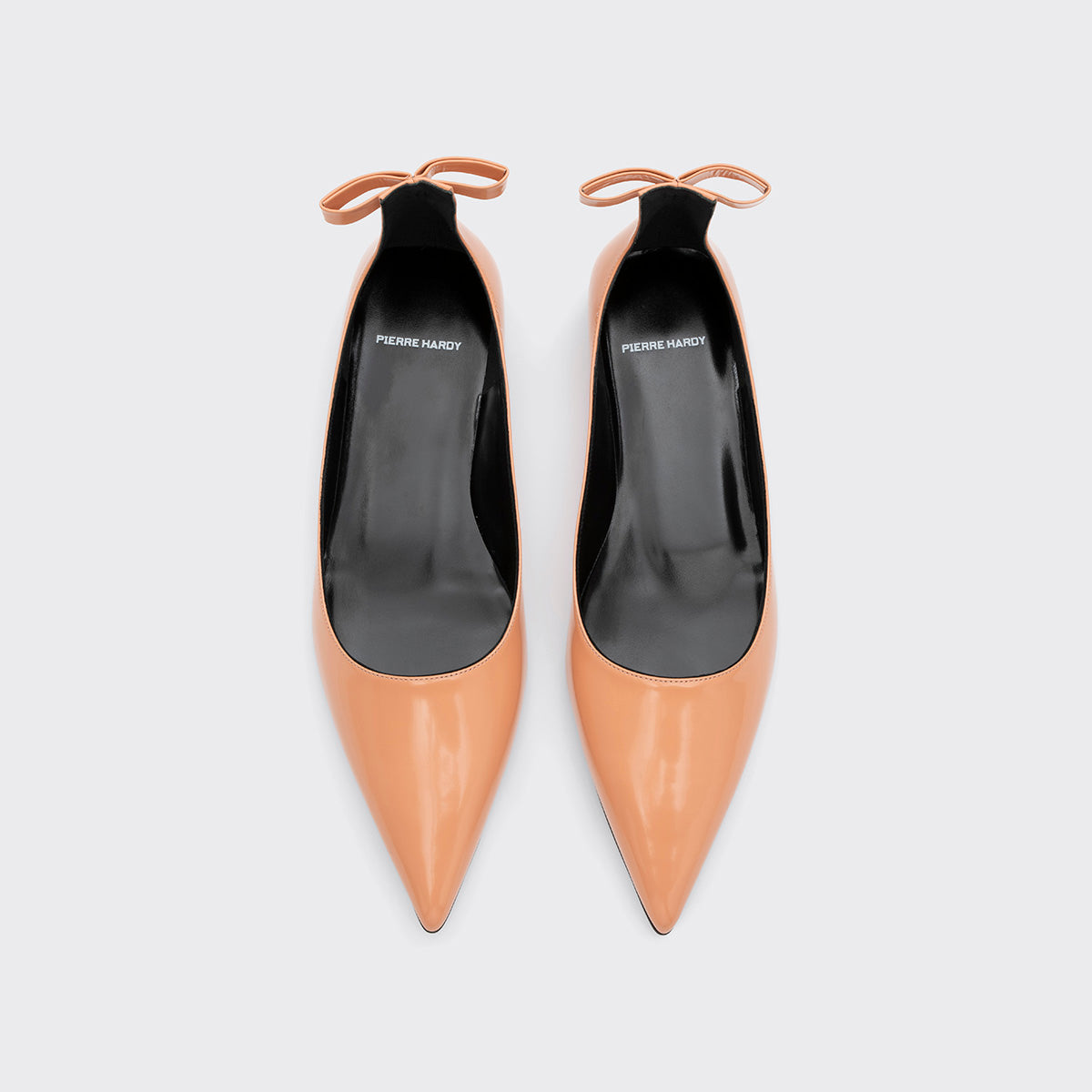 Pierre Hardy CLÉO BALLET FLAT, apricot glazed lambskin, view 2