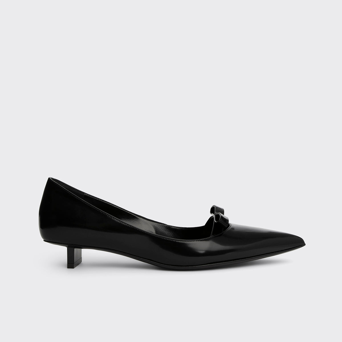 Pierre Hardy DELPHINE PUMP, black glazed lambskin