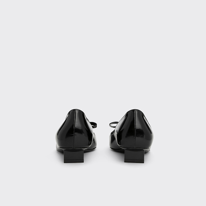 Pierre Hardy DELPHINE PUMP, black glazed lambskin, view 7