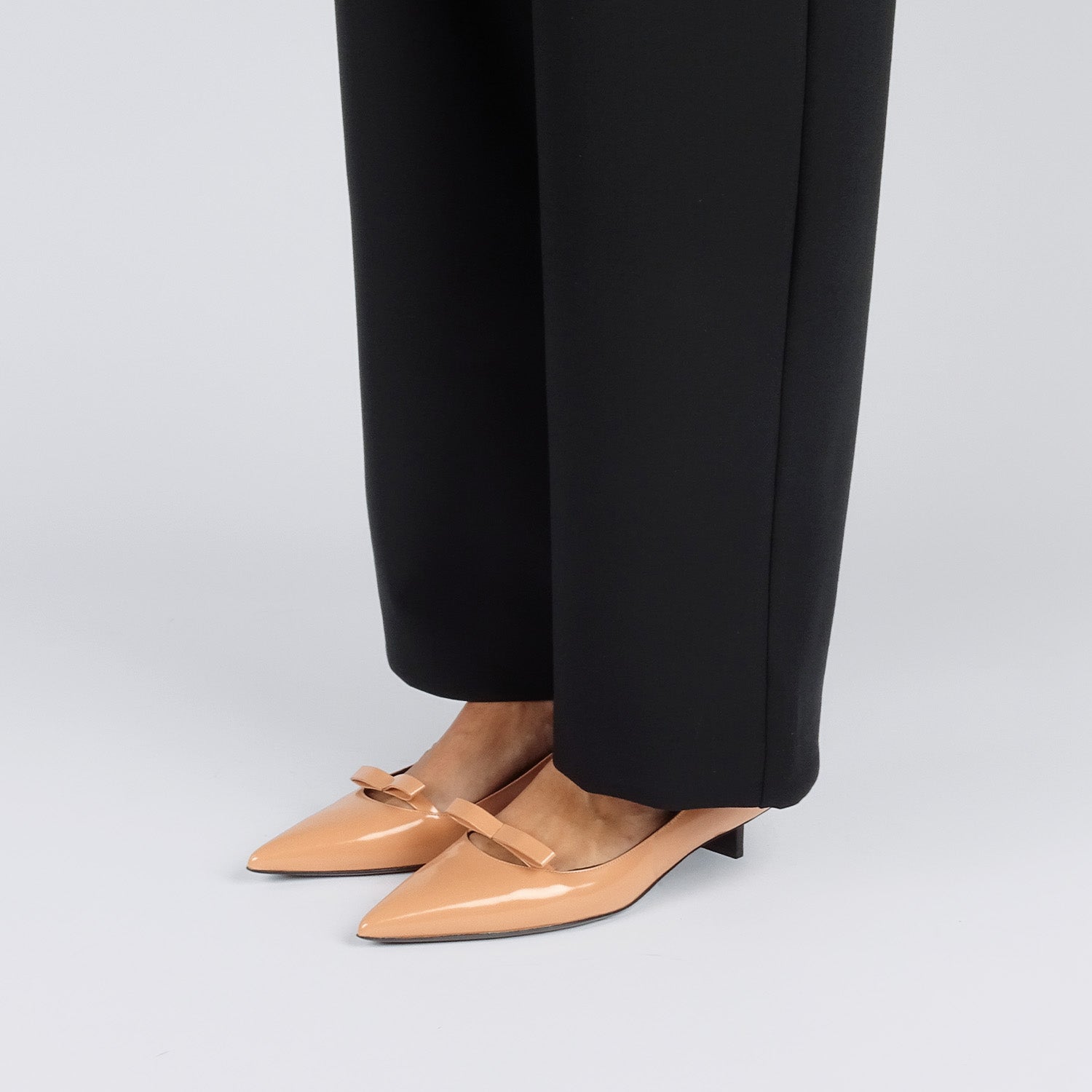 Pierre Hardy DELPHINE PUMP, apricot glazed lambskin, view 5