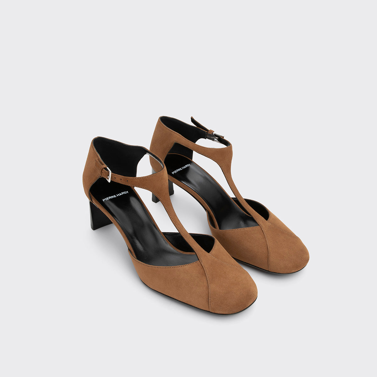 Pierre Hardy SYLVIA PUMP, havana patent kidskin, view 4