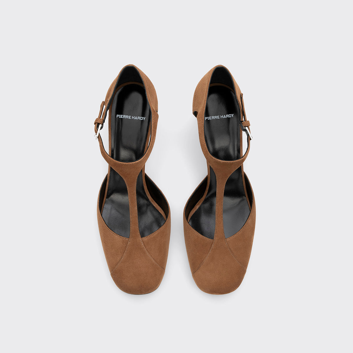 Pierre Hardy SYLVIA PUMP, havana patent kidskin, view 3
