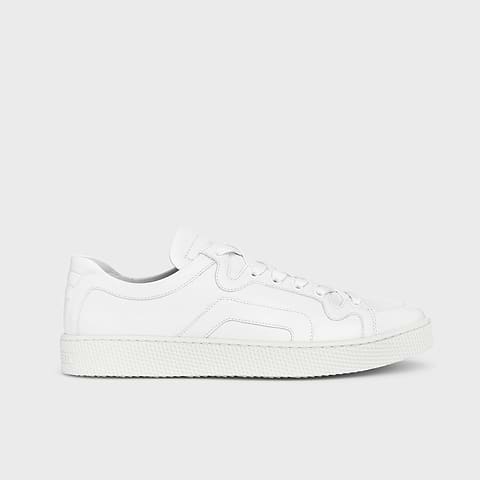 Pierre Hardy ALPHA SNEAKERS - MEN, white calfskin