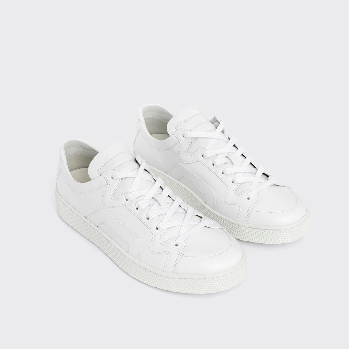 Pierre Hardy ALPHA SNEAKERS - MEN, white calfskin, view 3