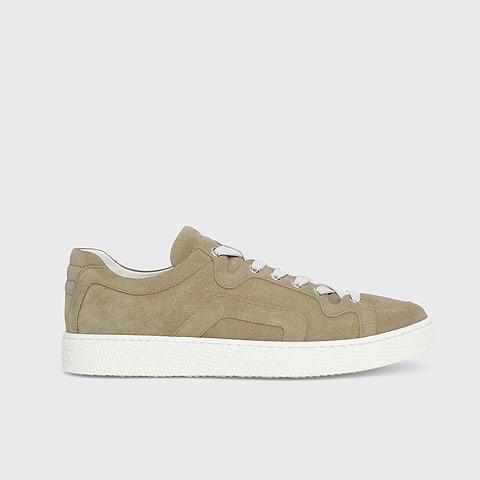 Pierre Hardy ALPHA SNEAKERS - MEN, sand suede calfskin