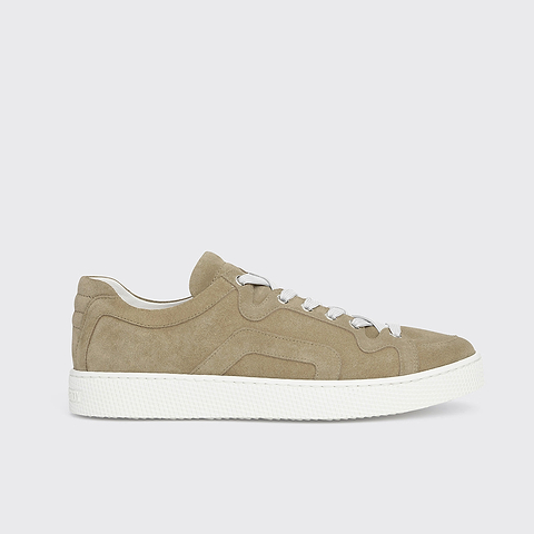 Pierre Hardy ALPHA SNEAKERS - MEN, sand suede calfskin