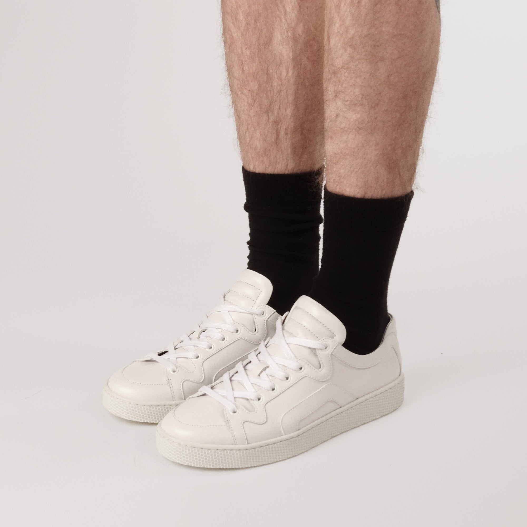 Pierre Hardy ALPHA SNEAKERS - MEN, white calfskin, view 5