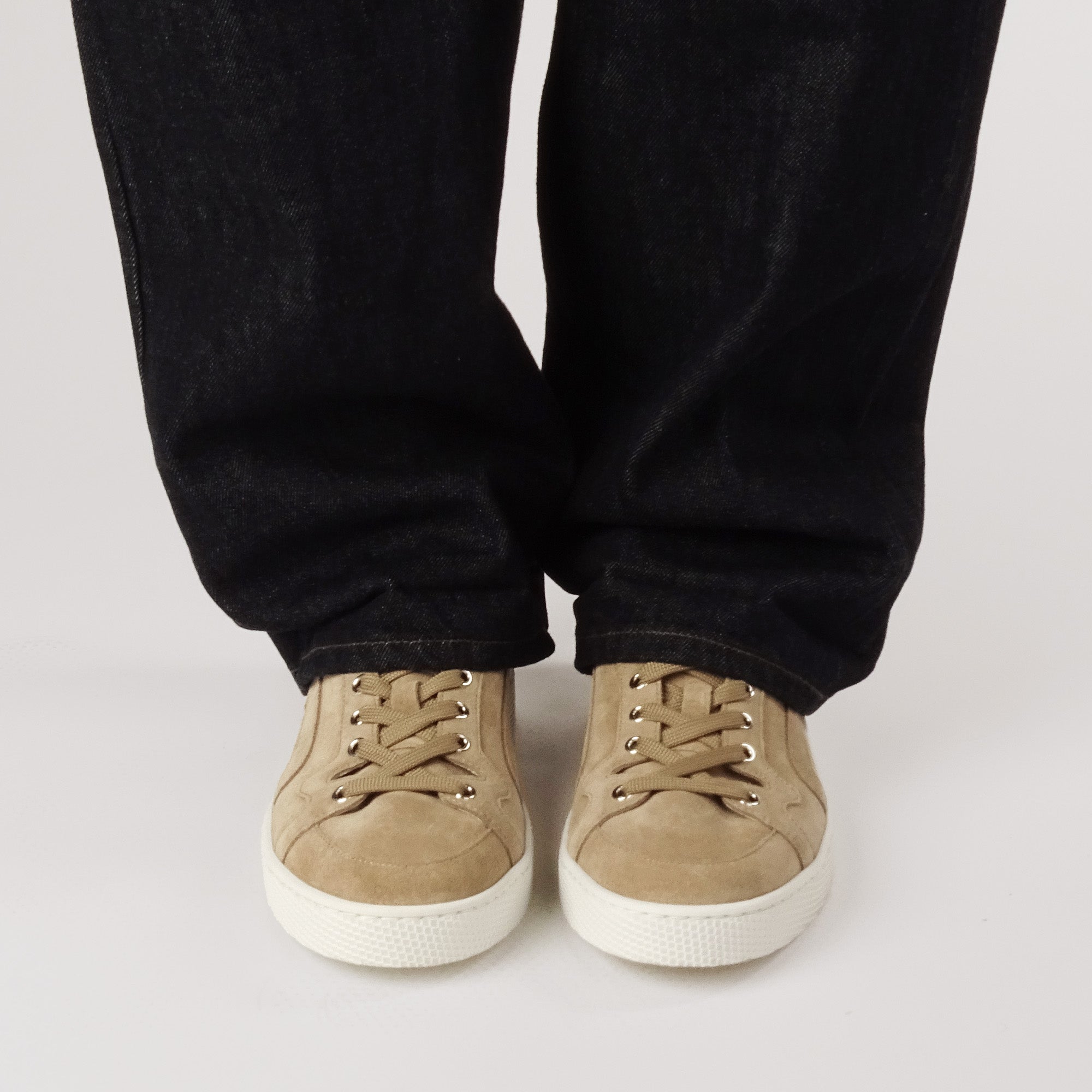 Pierre Hardy ALPHA SNEAKERS - WOMEN, sand suede calfskin, view 4