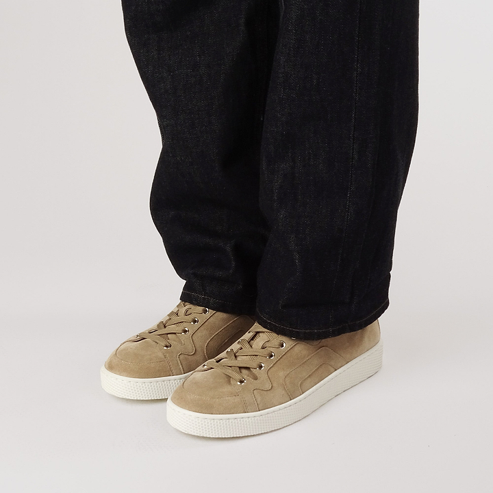 Pierre Hardy ALPHA SNEAKERS - WOMEN, sand suede calfskin, view 5