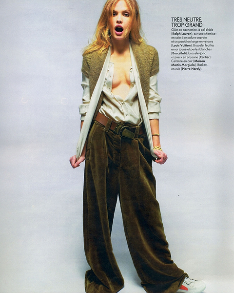 Elle France — Très Neutre Trop Grand editorial, December 2006