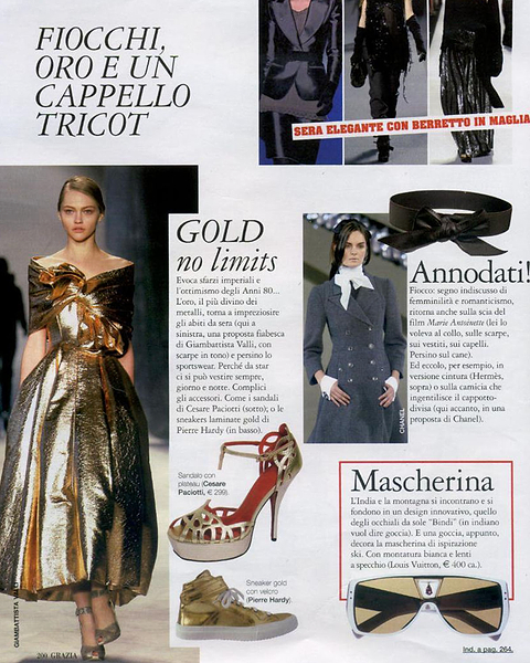 Grazia — Cult del Momento, November 2006