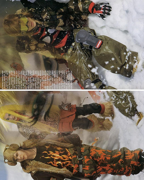 L'Uomo Vogue Sport — Madness Winter editorial, July 2006