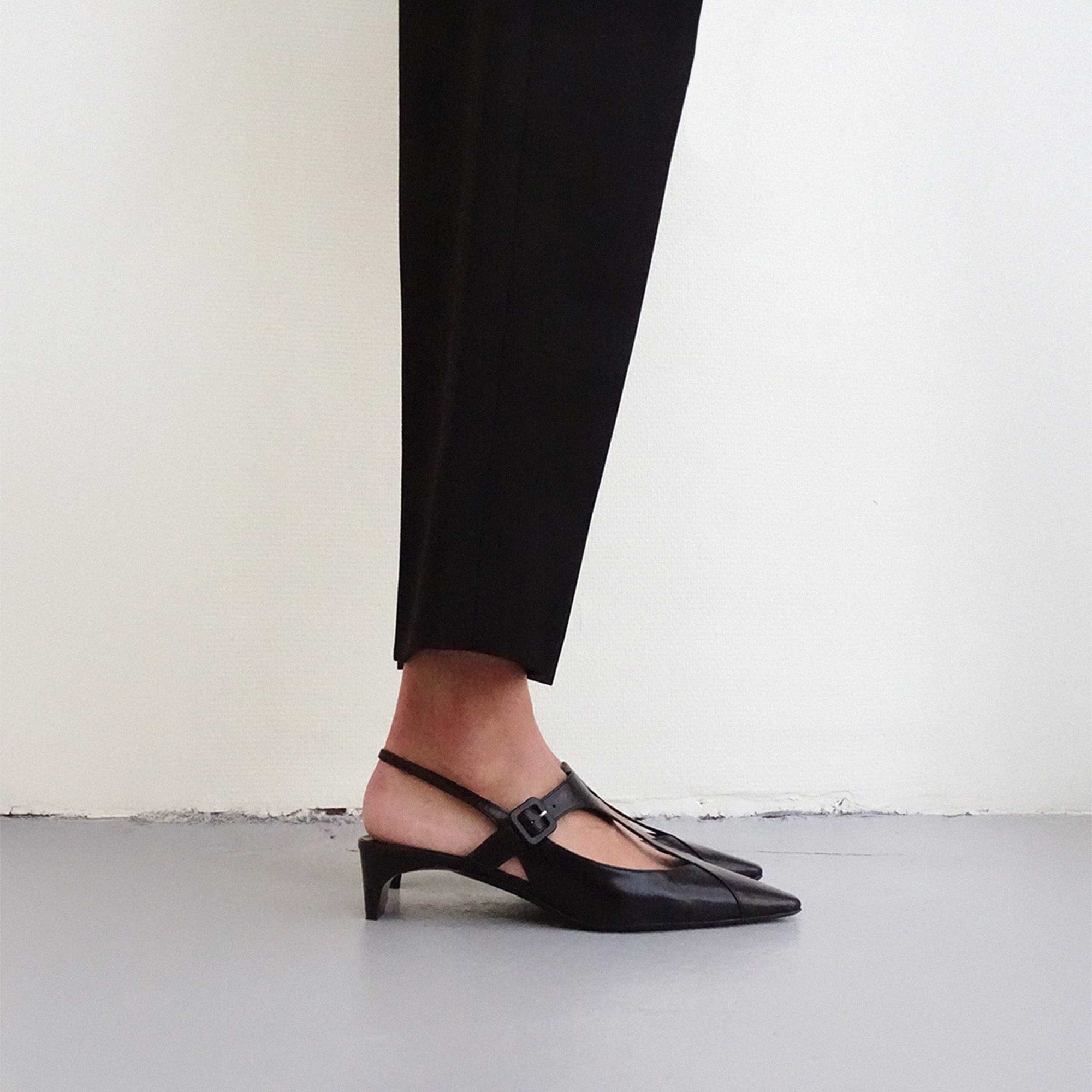 Pierre Hardy EDDIE SLINGBACK, black kidskin, view 3