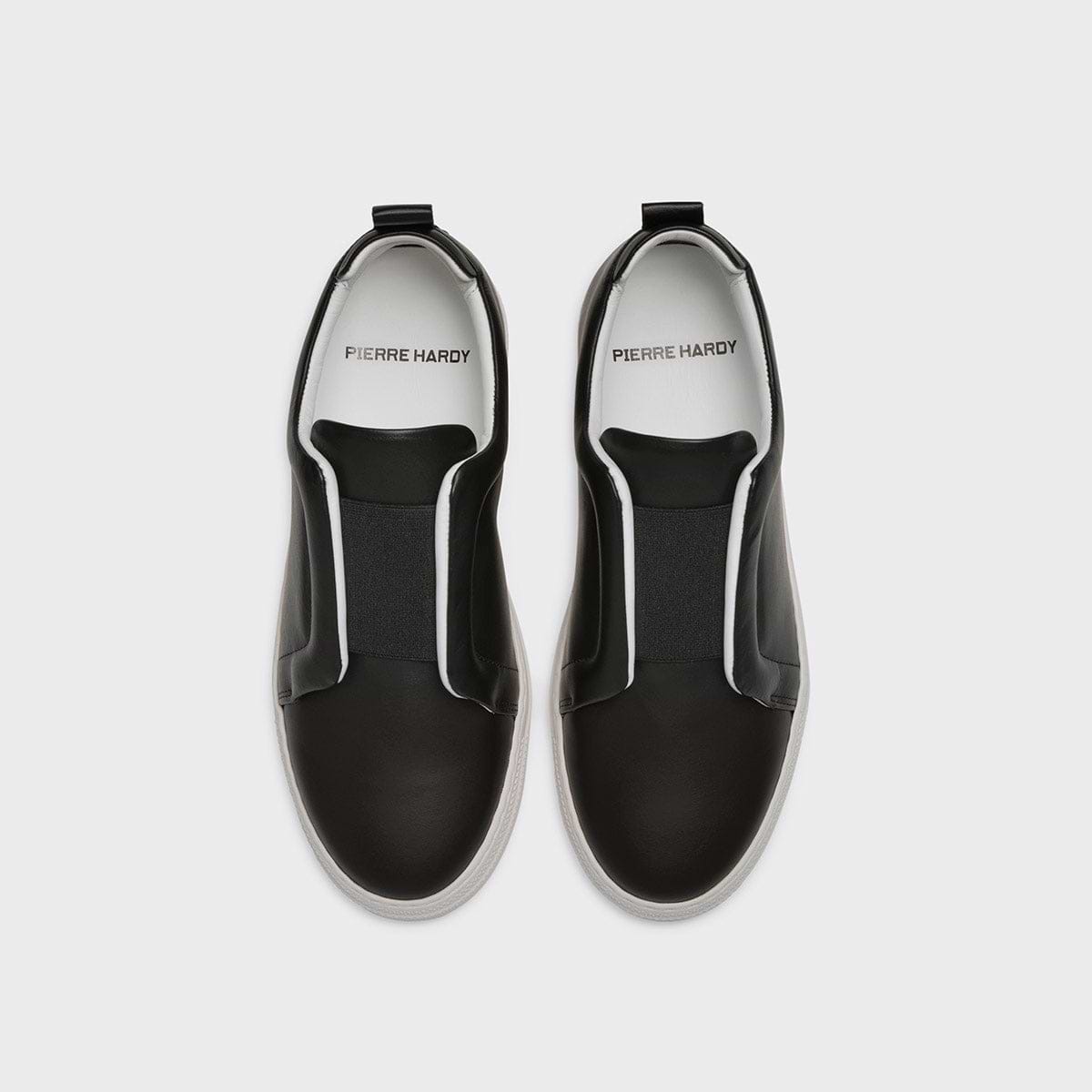 Pierre Hardy SLIDER SNEAKERS, black calfskin, view 6