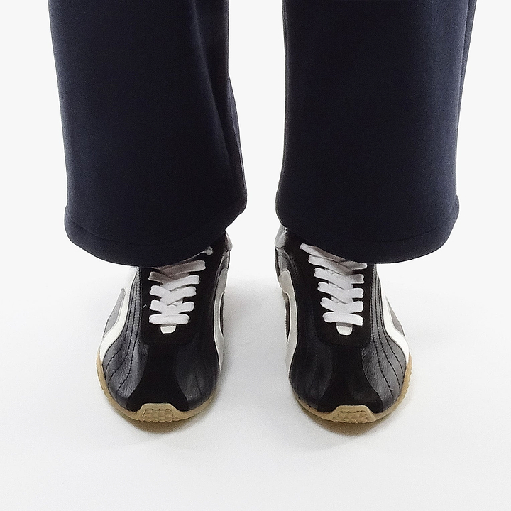Pierre Hardy JUMP SNEAKERS, black & white calfskin and black suede calfskin, view 3