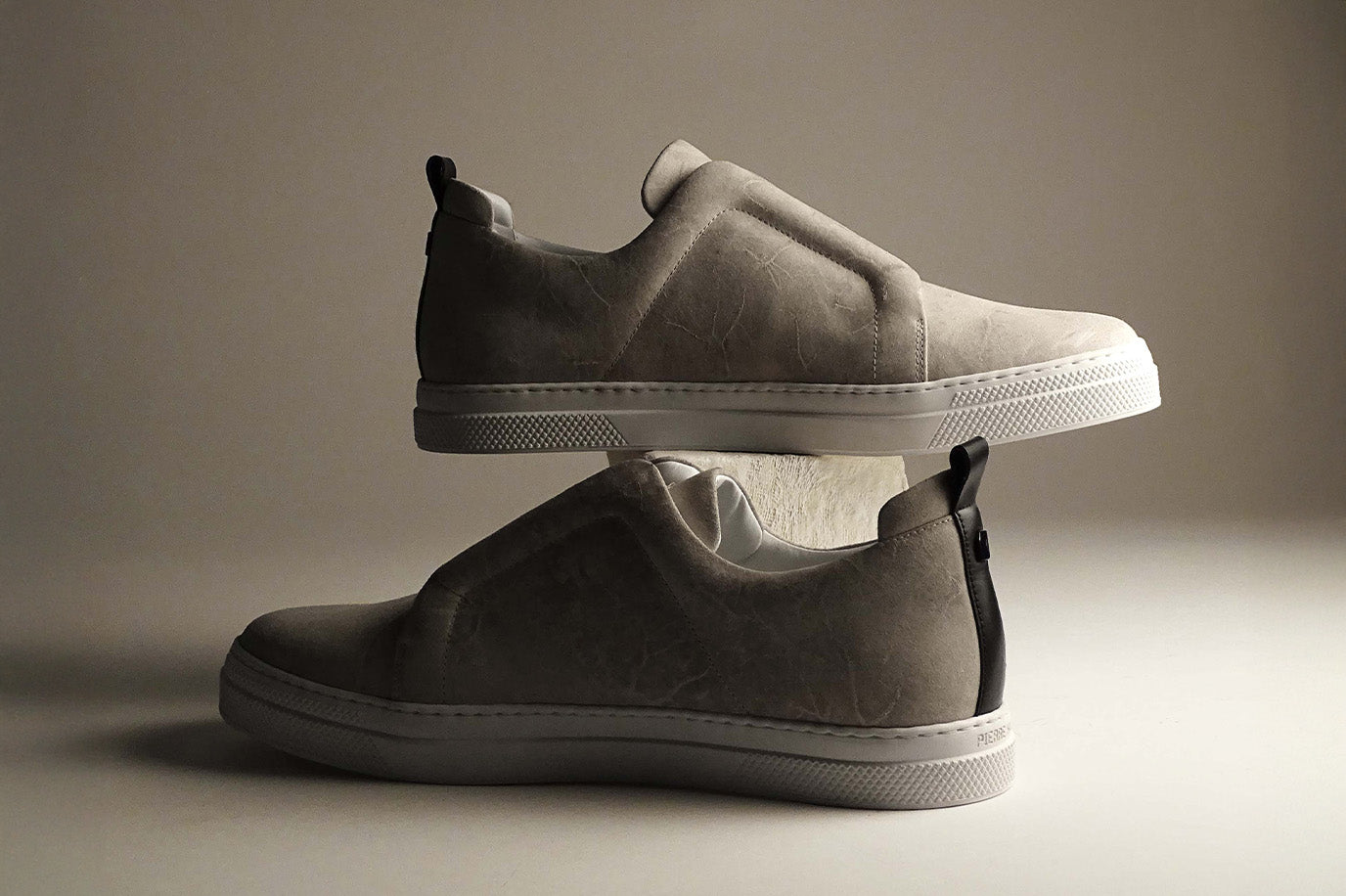 PIERRE HARDY スニーカー ネイビー グレー MEN SLIDER SNEAKERS