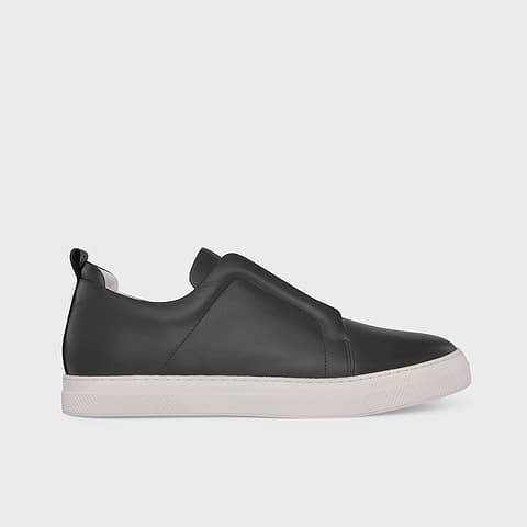 Pierre Hardy SLIDER SNEAKERS, black calfskin