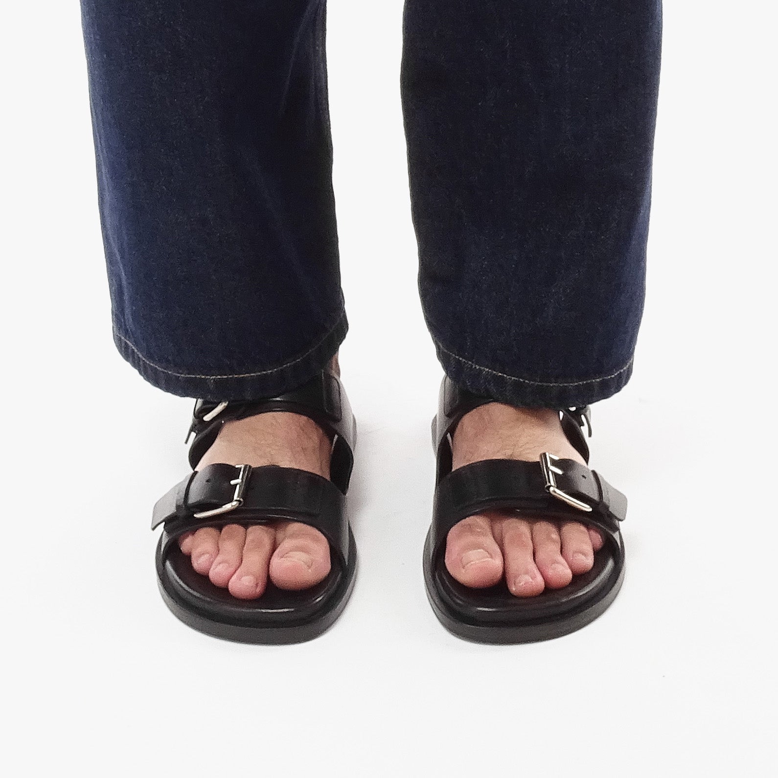Pierre Hardy MARLON SANDAL, black clafskin, view 4