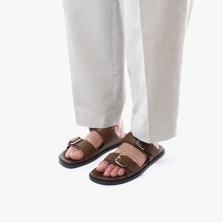 Pierre Hardy MARLON SANDAL, tobacco calfskin, view 6