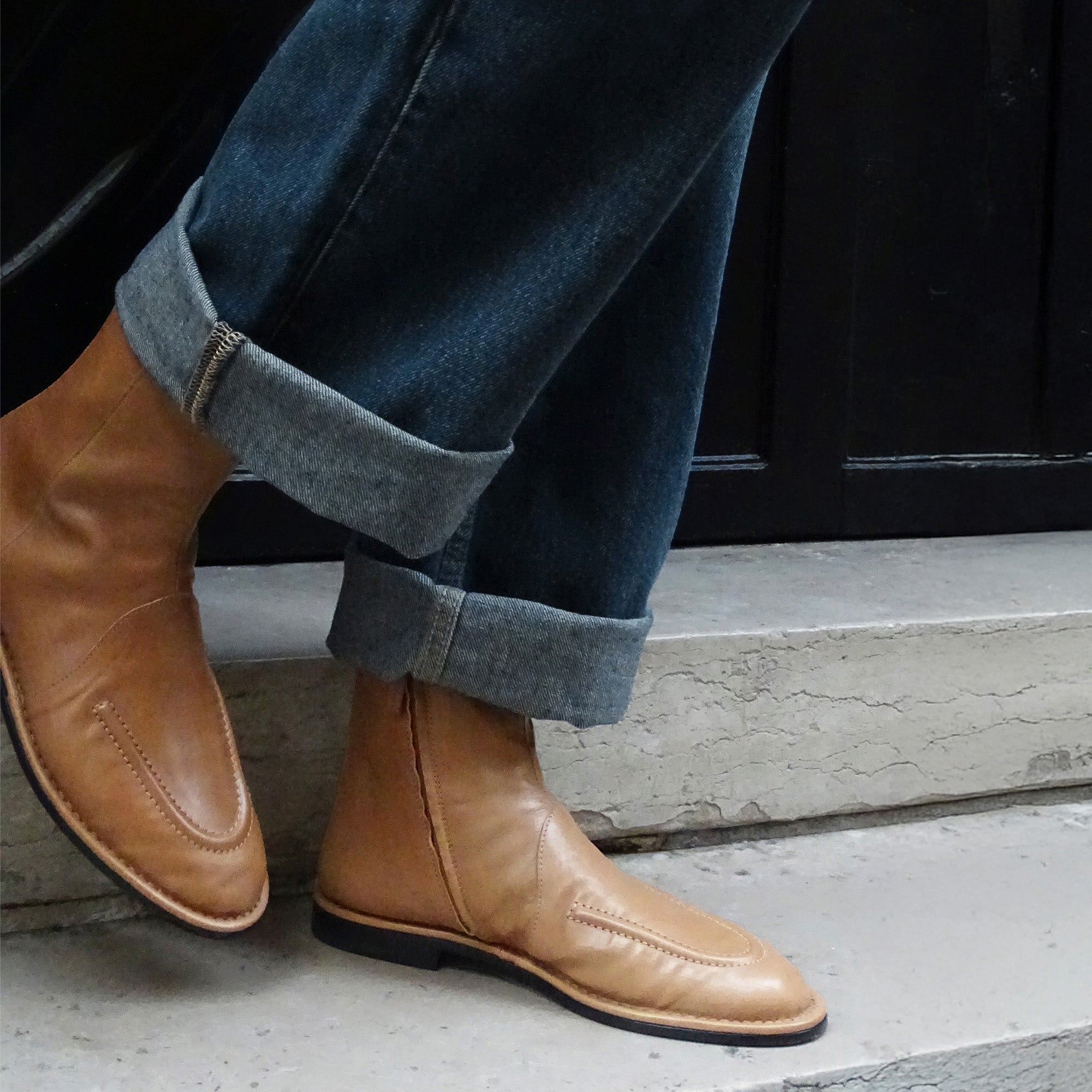 Pierre Hardy NOTO BOOTS, sand kangaroo leather, view 4