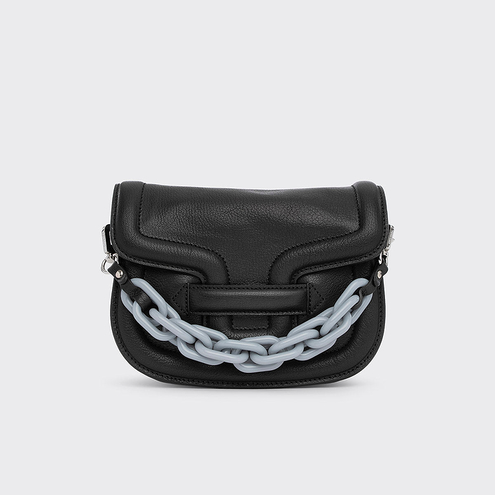 Pierre Hardy MINI ALPHAVILLE BAG, black grained kidskin, view 9