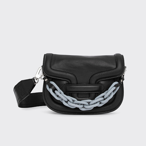 Pierre Hardy MINI ALPHAVILLE BAG, black grained kidskin