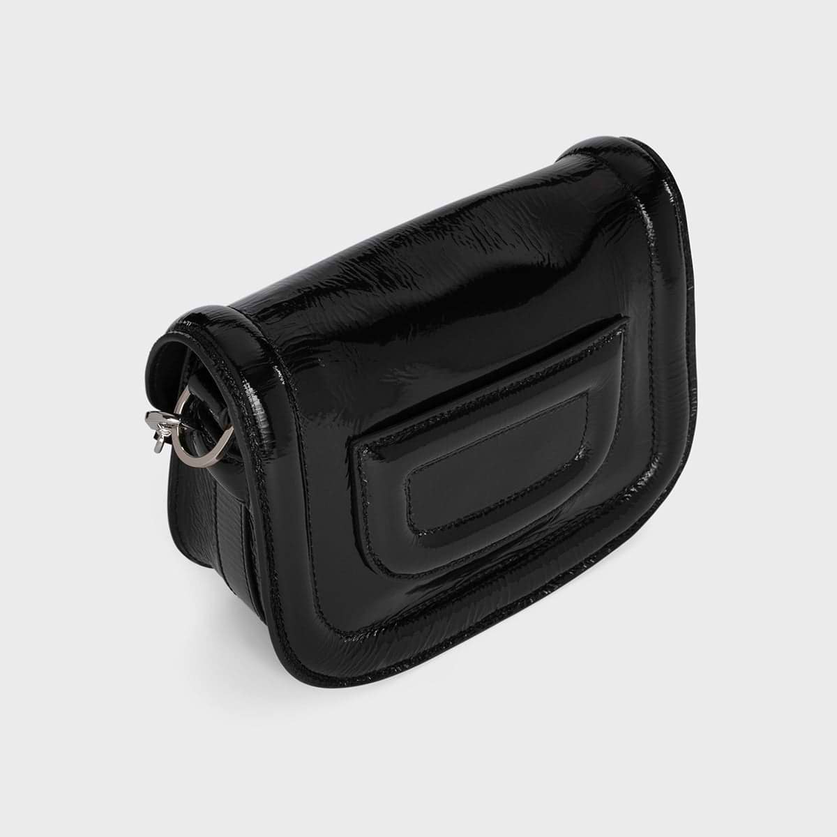 Pierre Hardy MINI ALPHAVILLE BAG, black patent kidskin, view 5