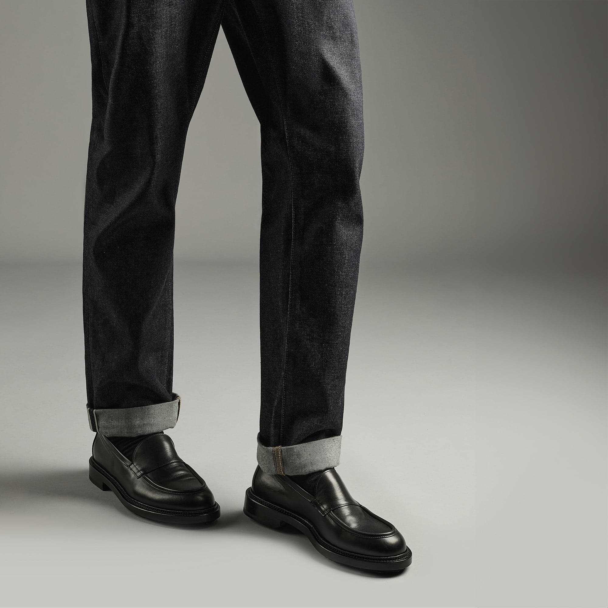 Pierre Hardy JOHN LOAFER, black calfskin, view 4
