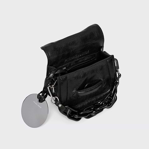 Pierre Hardy MICRO ALPHAVILLE BAG, black grained kidskin, view 2