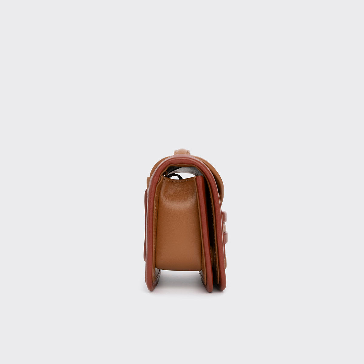 Pierre Hardy ALPHA HANDBAG, cognac & rust calfskin, view 7