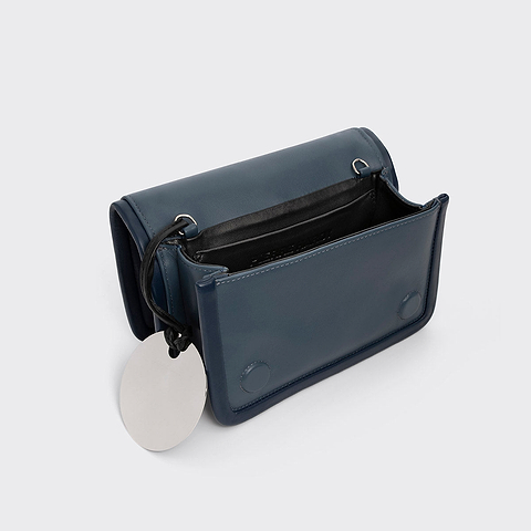 Pierre Hardy ALPHA HANDBAG, blue & navy calfskin, view 2