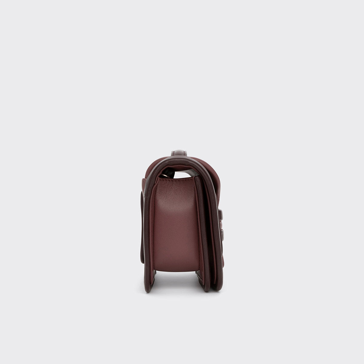 Pierre Hardy ALPHA HANDBAG, rosewood & burgundy calfskin, view 7