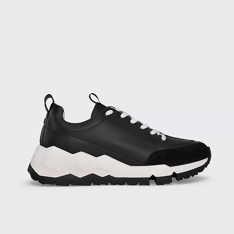 Pierre Hardy STREET LIFE SNEAKERS, black calfskin