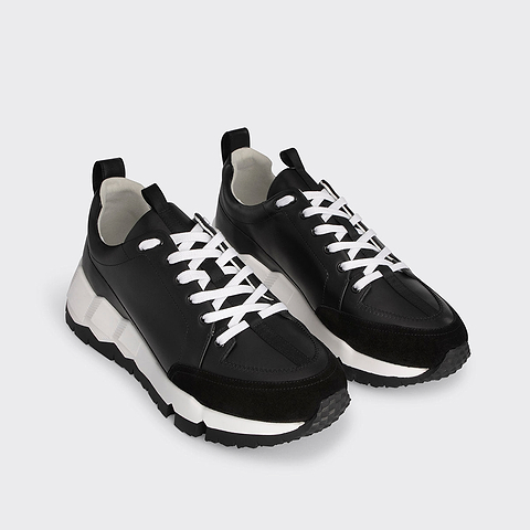 Pierre Hardy STREET LIFE SNEAKERS, black calfskin, view 2