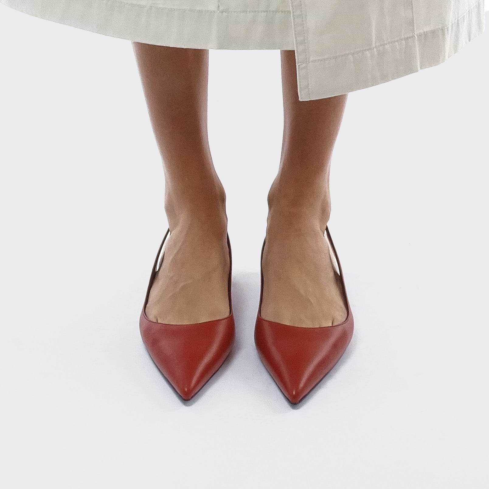 Pierre Hardy STELLA SLINGBACK, carmine red kidskin, view 4