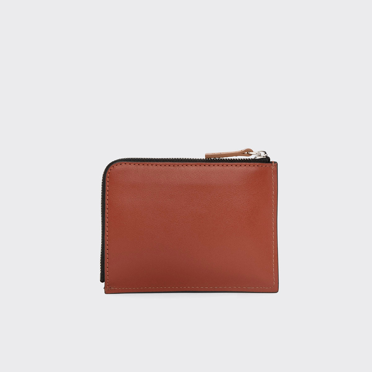 Pierre Hardy VALOIS COIN PURSE, rust & cognac calfskin, view 3