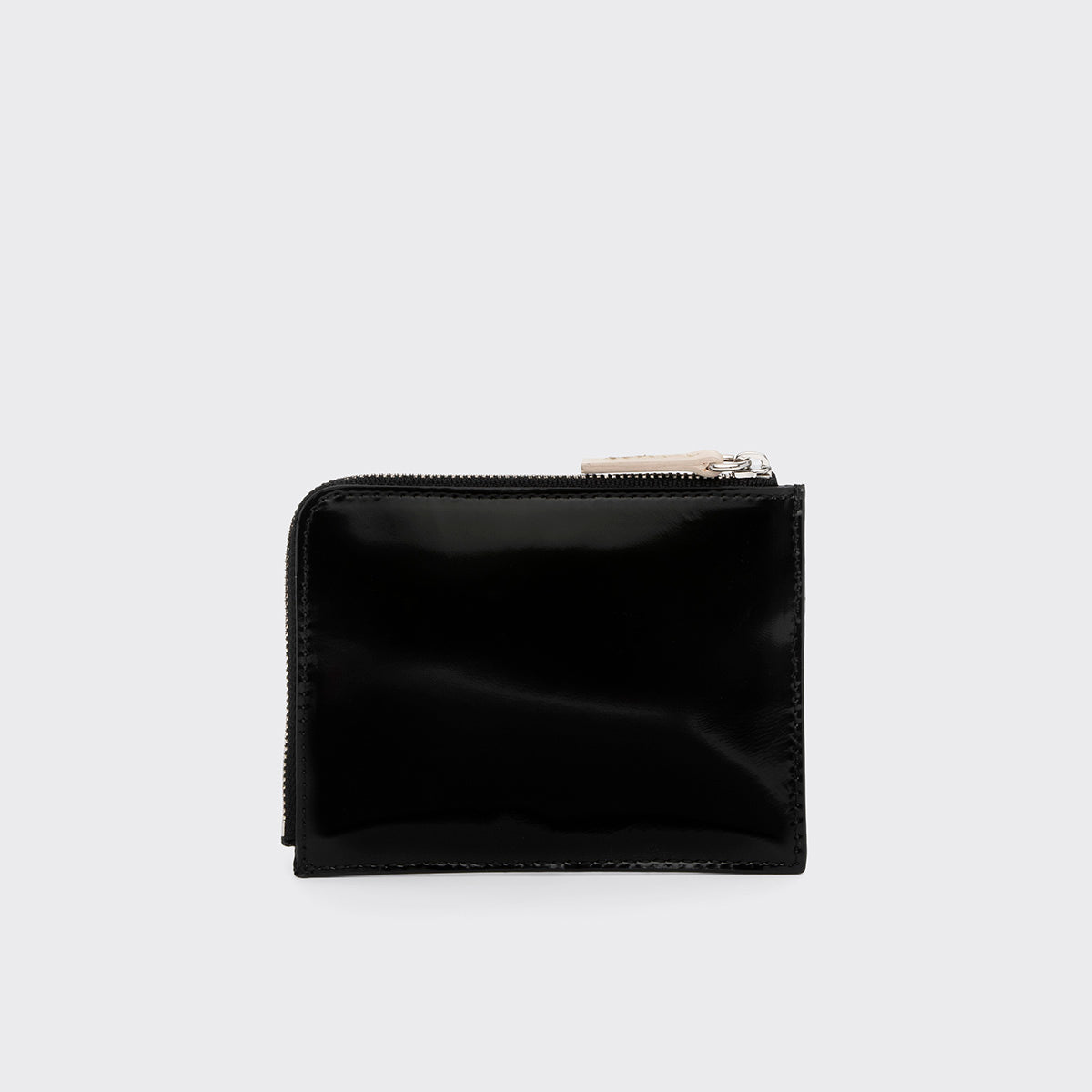 Pierre Hardy VALOIS COIN PURSE, black glazed lambskin and sky blue glazed lambskin, view 3