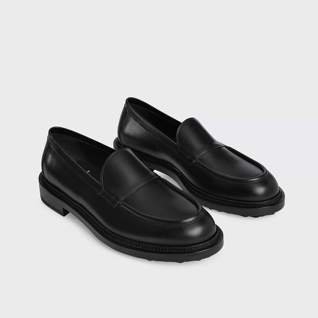 Pierre Hardy JOHN LOAFER, black calfskin, view 6