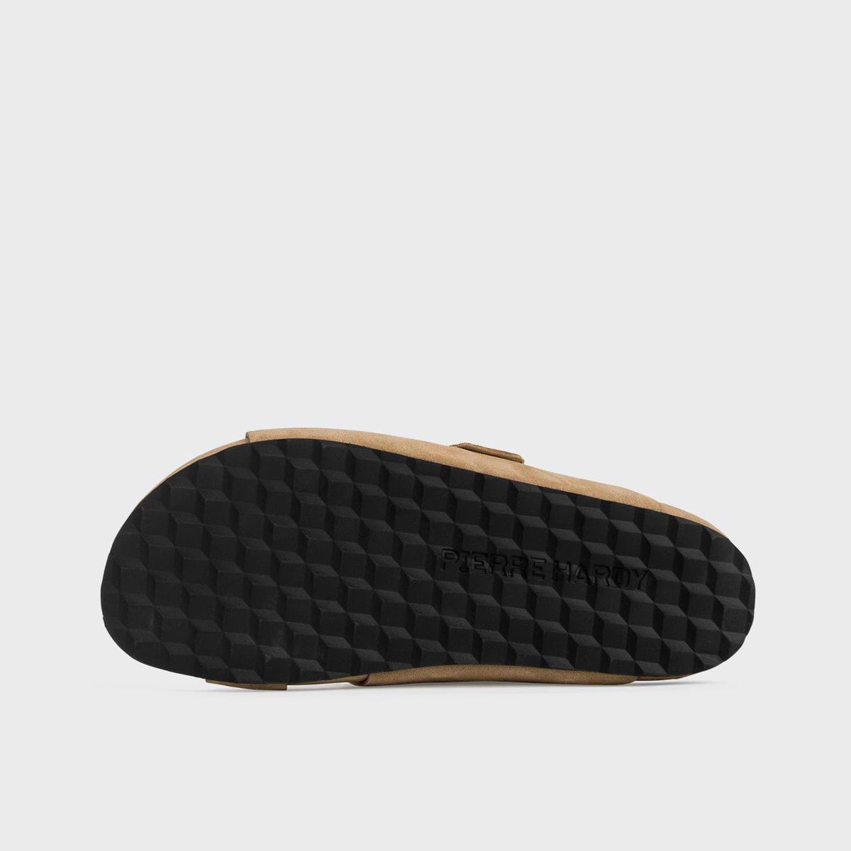 Pierre Hardy BEACH RIDER FLAT MULE, sand suede calfskin, view 9